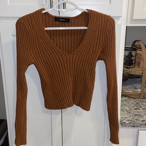 Sweater crop top